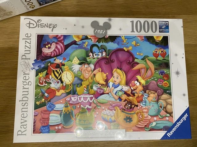 RAVENSBURGER DISNEY COLLECTORS Alice in Wonderland 1000 Piece Jigsaw ...
