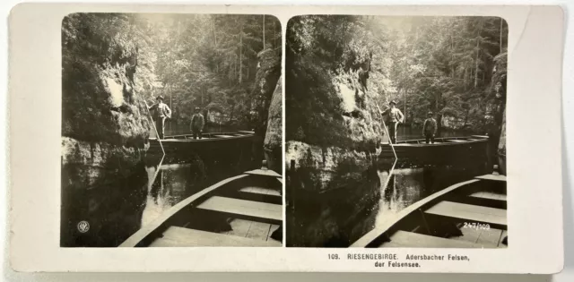 Pologne Tchéquie Monts des Géants Montagne c1905 Photo Stereo Vintage P83L9n1