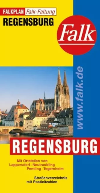 Falk Stadtplan Falkfaltung Regensburg. Mit Ortsteilen von Lappersdorf /Neutraubl