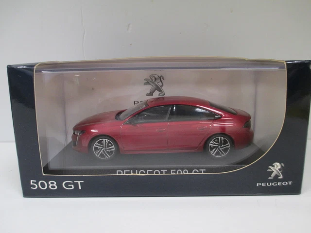 Maquette Peugeot 508 GT 2018 Rouge - Échelle 1/43 Par Norev, Métal, Neuve, Collection Voiture