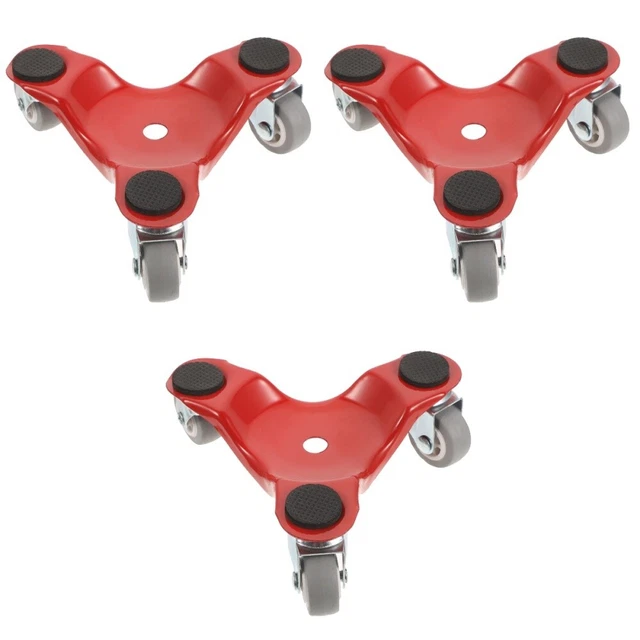 3x conveniente capacità di carico carrello moto ruote mobili