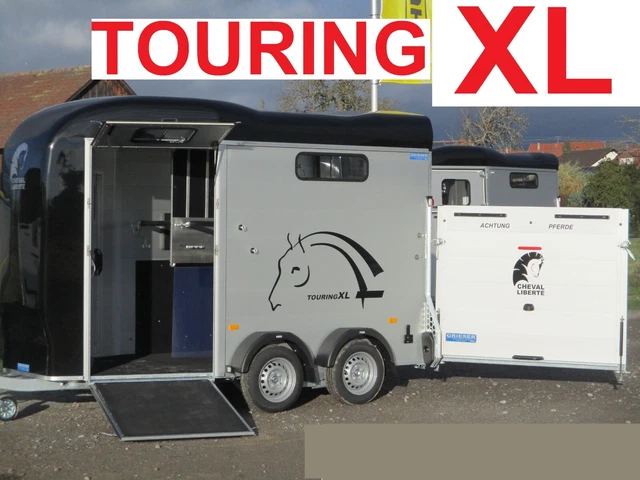 NEU 2600KG Cheval Liberte TOURING XL + SATTELSCHRANK Pferdeanhänger 100KM/H