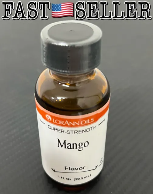 LorAnn Mango Flavor Super Strength Flavoring Hard Candy Oils Extracts Flavor 1oz