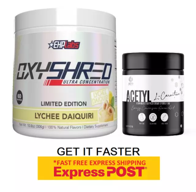 Ehplabs Oxyshred All Flavours | Atp Aceytl L-Carnitine | Fat Burn Booster