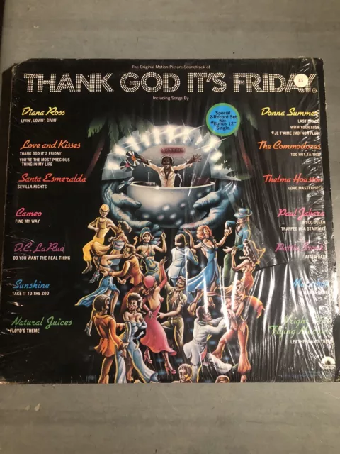 thank god its friday Vinyl Lp Album 12” 3 Record Set Various Artists 1978 Casabl