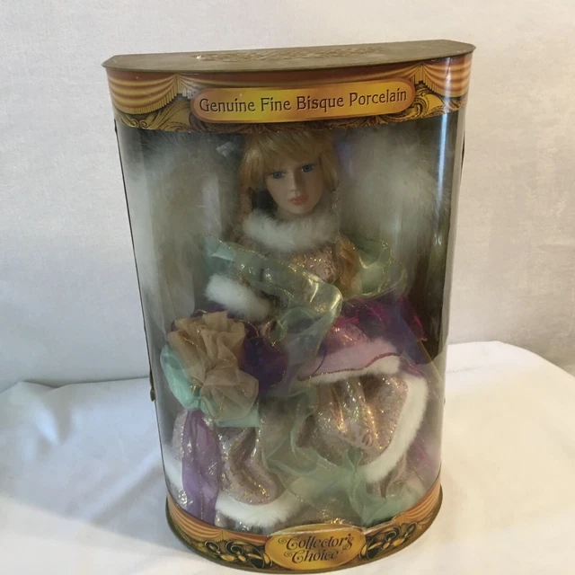 DANDEE Collector's Choice Collectible Genuine Fine Bisque Porcelain Doll