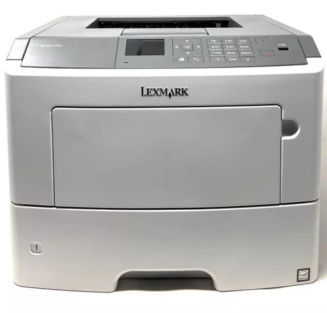 Lexmark MS610DN Imprimante Laser Noir ,Réseau,Duplex,47PPM 60.000PG Pas Toner &