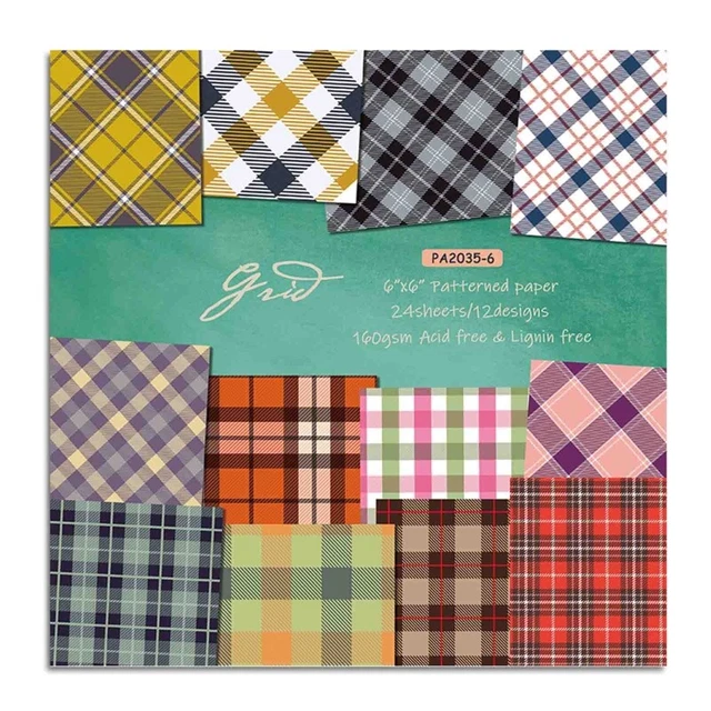 Pattern Paper 24 Pcs   Decorative Patterns Supplies