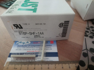 Conn B16P-SHF-1AA Connector CONN HEADER VERT 16pin 16POS 2.5MM multipole PCB use 16vi 
