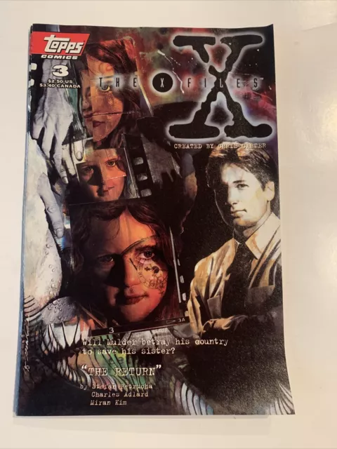 Topps Comics: X-Files #3 “The Return” Comic Book 1995