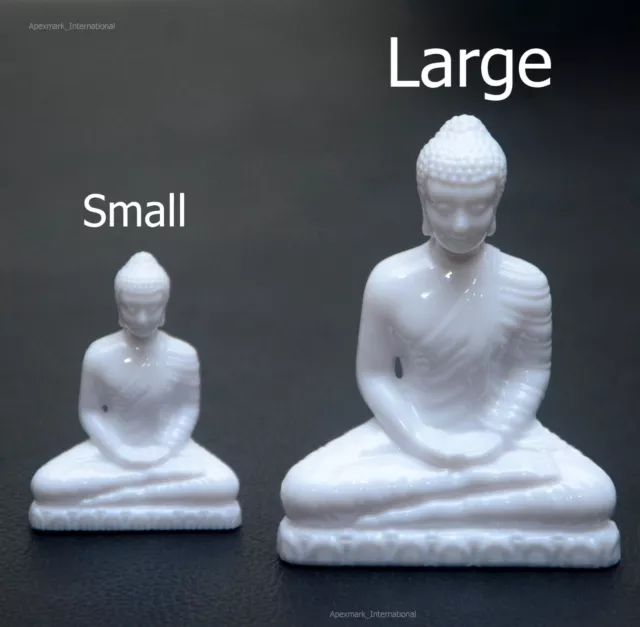 Large Buddha Statue Figurine Theravada Home Car Dashboard Decor Non-breakable
