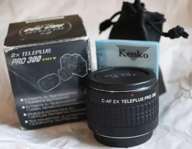 KENKO TELEPLUS PRO300 2X DGX Premium 2x Teleconverter / Extender For Canon EF