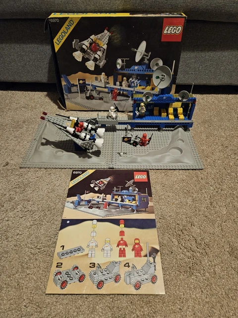 VINTAGE LEGO 6970 Space: Beta-1 Command Base complete with box ...