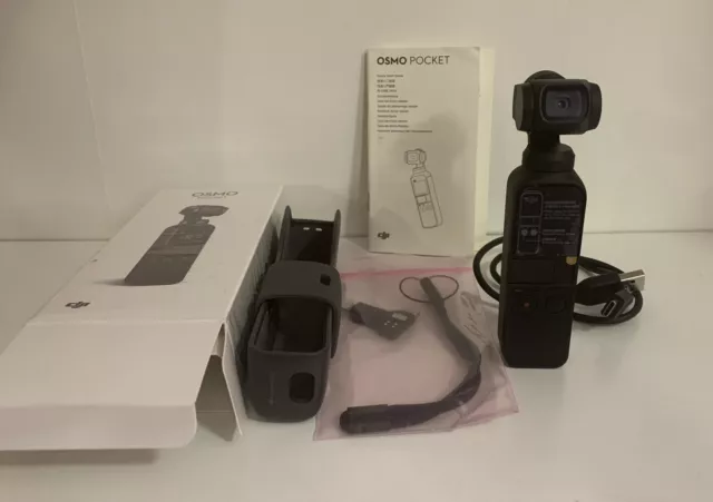 DJI Osmo Pocket 1 with a 3-Axis Stabilizer and 4K Handheld Camera