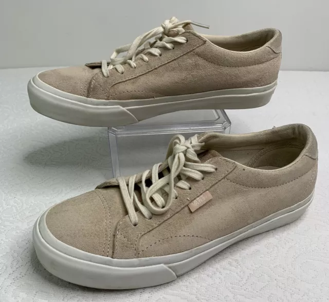 Vans Mens BMX Off The Wall 721454 Beige Suede Casual Shoes Sneakers Size M7/W8.5