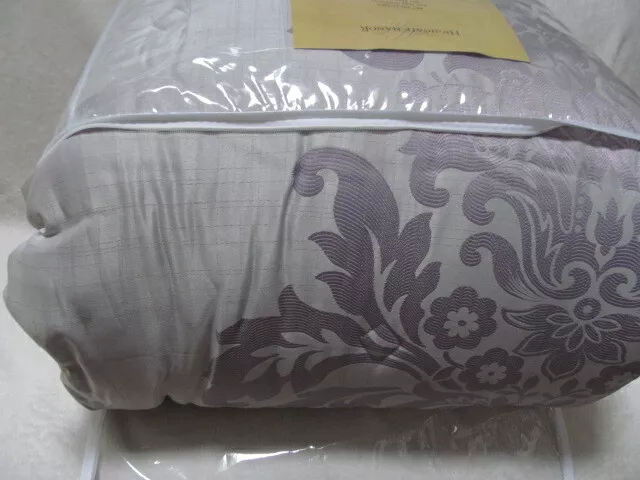 Highgate Manor Purple Sucamore Floral Design 8 Piece King Comforter Set - New 3