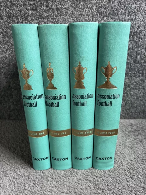 Association Football. Set Of Four Books Volumes 1 to 4 (Caxton 1960)