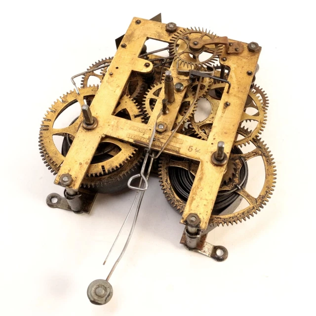 GILBERT CLOCK MOVEMENT 8 Day Clock Time & Strike 5 1/2 - FB673 $39.99