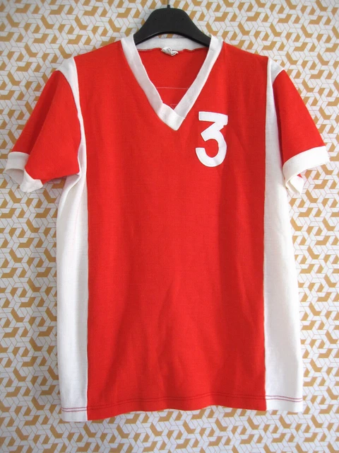 Maillot trikot shirt porté worn match US BONCOURT SUISSE SWITZERLAND 1986 ? (3
