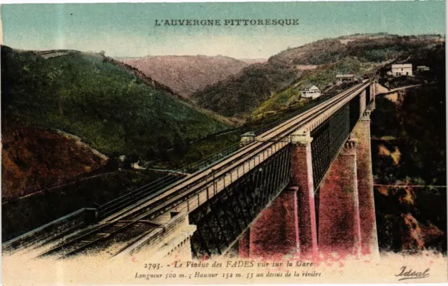 CPA L'Auvergne Pictoresque - Le Viaduct des FADES view of the station (244555)