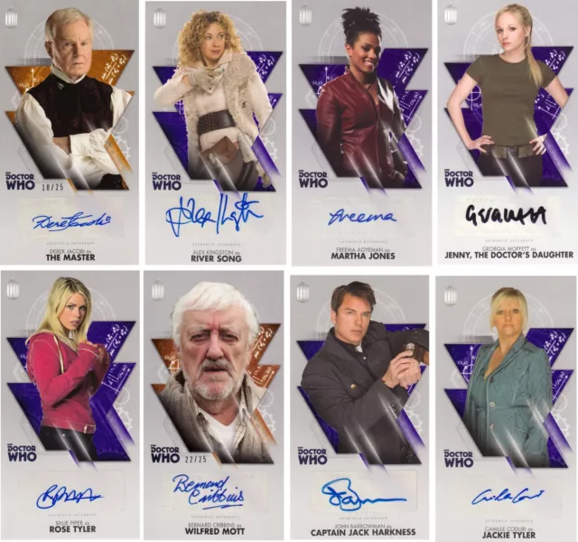 Doctor Who The Tenth Doctor Adventures Widescreen Auto Autograph Selection Topps