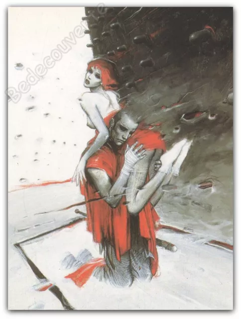 Affiche Image Enki Bilal Romeo et Juliette 18x24 cm