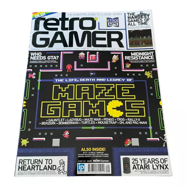 Retro Gamer Magazine Issue 129 - GC/Maze Games/Ghouls n' Ghosts/Pac-Man/UK 🐙
