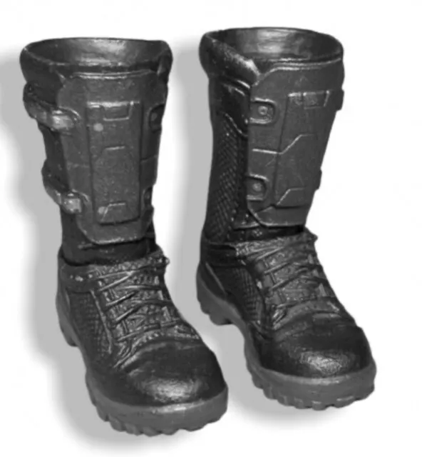 Mezco One:12 Blade - Armored Combat Boots Marvel Comics 1:12 Scale Custom Fodder