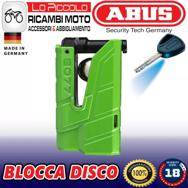 Bloccadisco ABUS Granit Detecto X-Plus 8077 Vert 13/48MM Moto Antivol Bloc