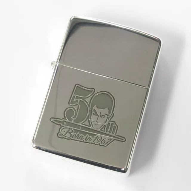 Zippo Lupin the Third 50th Anniversary Memory Limited Silver Plating Cool Japan