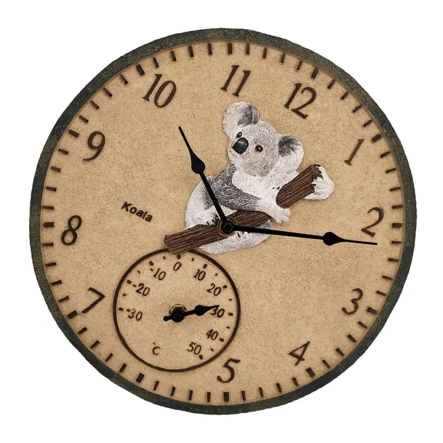 Horloge Murale Extérieure Avec Thermomètre Horloges Murales Pour Serre