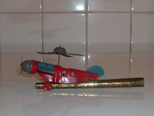 Ancien Avion En Tôle Joustra - Occasion - Collection
