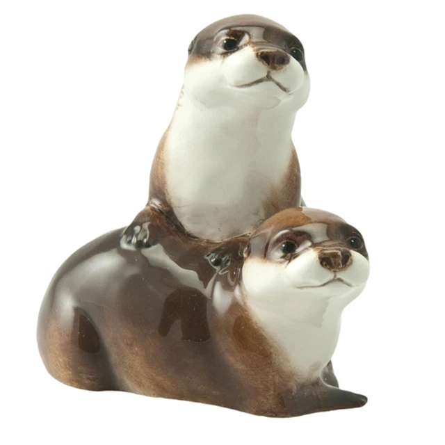 John Beswick Collectors Wildlife Figurine - Otters