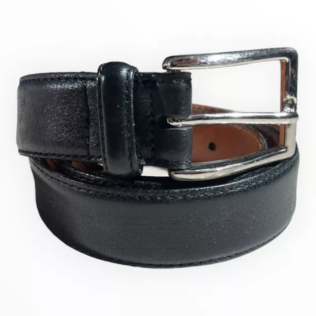 Martin Dingman Black Glove Leather Belt Men’s Size US 34