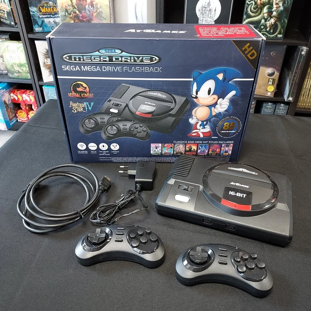 CONSOLE SEGA MEGA Drive Mini Flashback AtGames 85 Jeux EUR 89 90