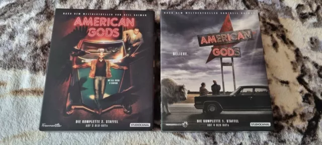 American Gods Staffel 1 Und 2 Bluray !!Wie Neu!!