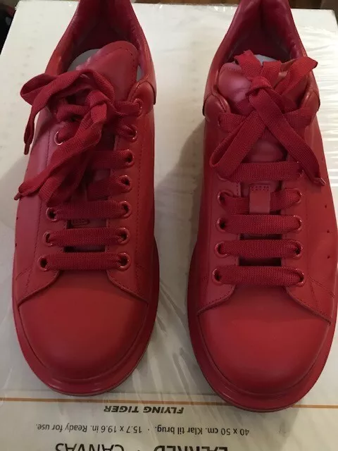 ALEXANDER MCQUEEN EXTENDED Sole Sneakers RED Size or US 10 EUR - PicClick FR