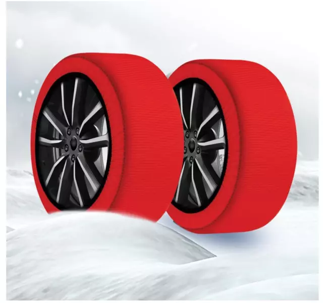 Calze Catene Ruote Pneumatici da Neve per Auto 2 Calze Omologate EN 16662-1 2020 3