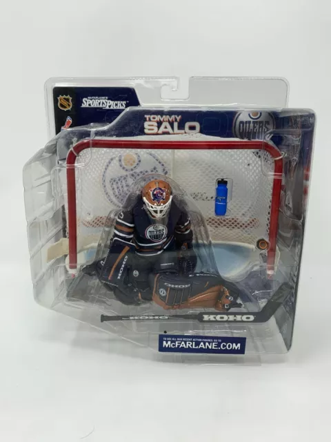 Mcfarlane NHL Tommy Salo Edmonton Oilers Regular Blue Jersey Series 2 Figure 2