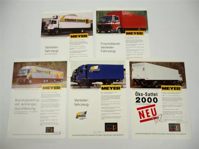 Meyer bodywork Göttingen superstructures for trucks 5x brochure