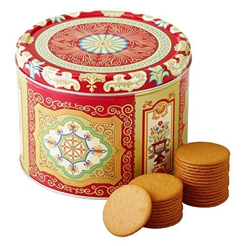 Gingerbread Snaps Cookie Tin, Finest Ginger Snaps Original Flavor