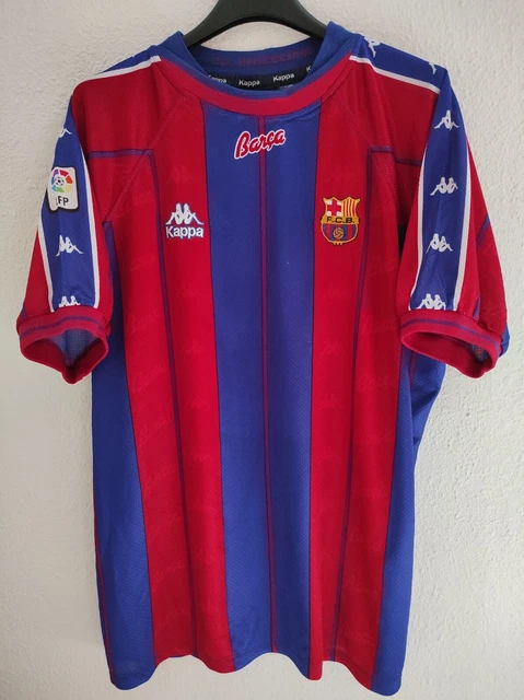 FC BARCELONA 1997-1998 De La Peña 23 camiseta shirt trikot maillot