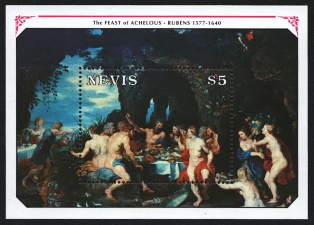 Nevis 1991 - Mi-Nr. Block 30 ** - MNH - Gemälde / Paintings - Rubens