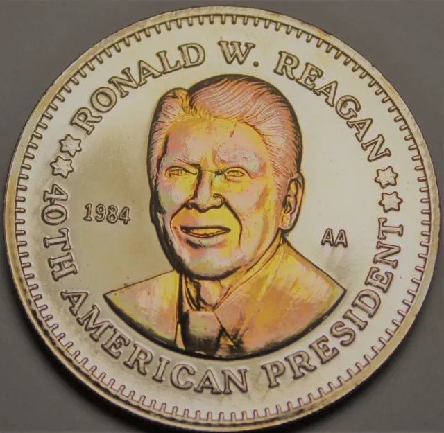 Historic Mint Double Eagle Ronald Regan Commemorative Medallion~Free Ship