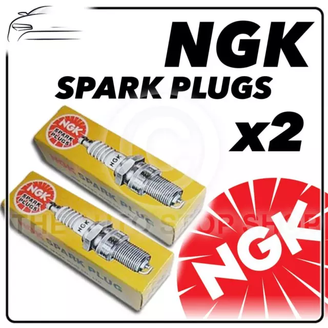 2x NGK SPARK PLUGS Part Number BCPR5ES Stock No. 6130 New Genuine NGK SPARKPLUGS