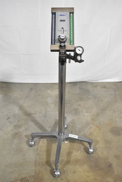 Matrx MDM Dental Nitrous N2O Flowmeter Anesthesia Conscious Sedation Unit