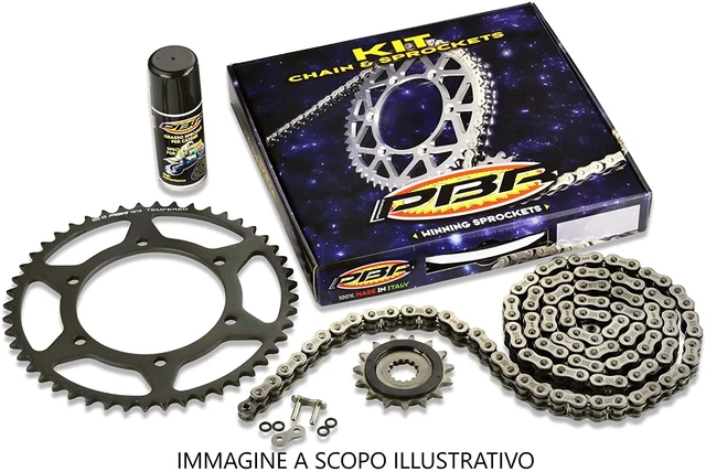 KIT DE TRANSMISSION chaîne, couronne et pignon pour Yamaha 600 YZF R6 ...