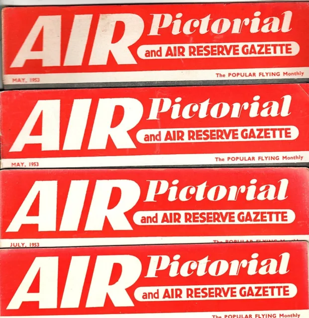 Air Pictorial 1953 Aviation Magazine Back Issues Monthly Selection from List