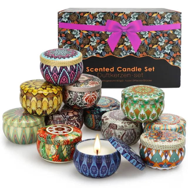 Yinuo Candle Scented Candles Gifts Set for Women, Aromatherapy Candles for Home