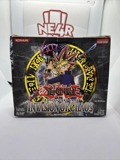 Yu-Gi-Oh! Booster Box Old Invasion Of Chaos Ioc Ouvert Empty Eng Dmog Konami 1st